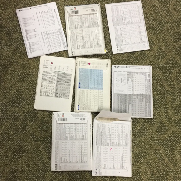 8 vintage 70-80s women's clothing sewing patterns sizes small- plus size - Picture 8 of 8